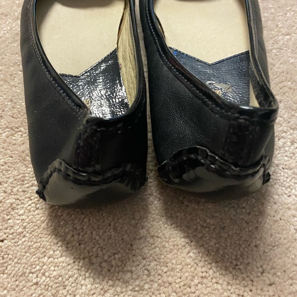 Michael Kors monogram black slide on flats sz 6.5 - Picture 4 of 6